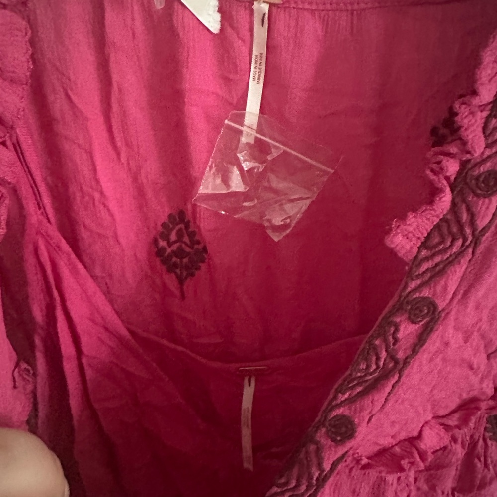 Free People Riley Embroidered Midi Boho Dress - Picture 5 of 7